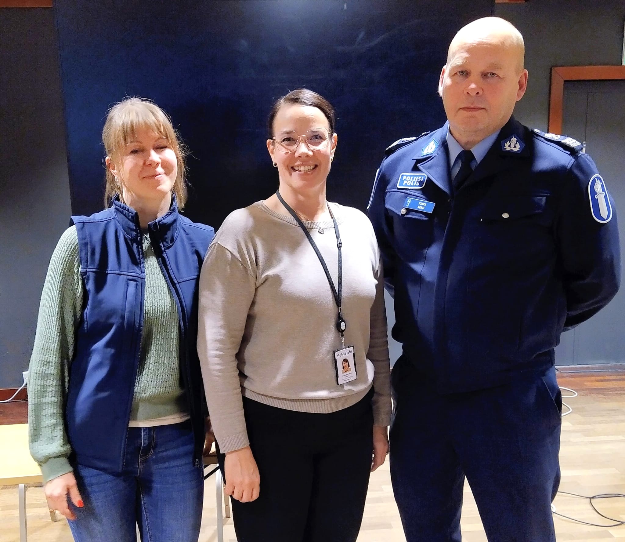 Marjo Vuorinen, Irene Turenius ja Jukka Kero