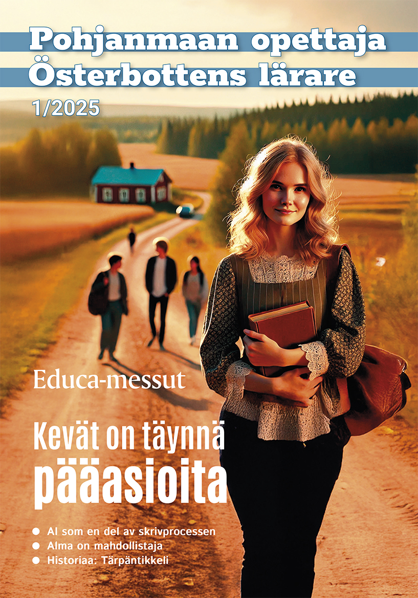 Kansikuva Pohjanmaan opettaja 1/2025